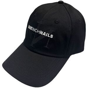 Nine Inch Nails Unisex Adult Sin Logo Baseball Cap / Black